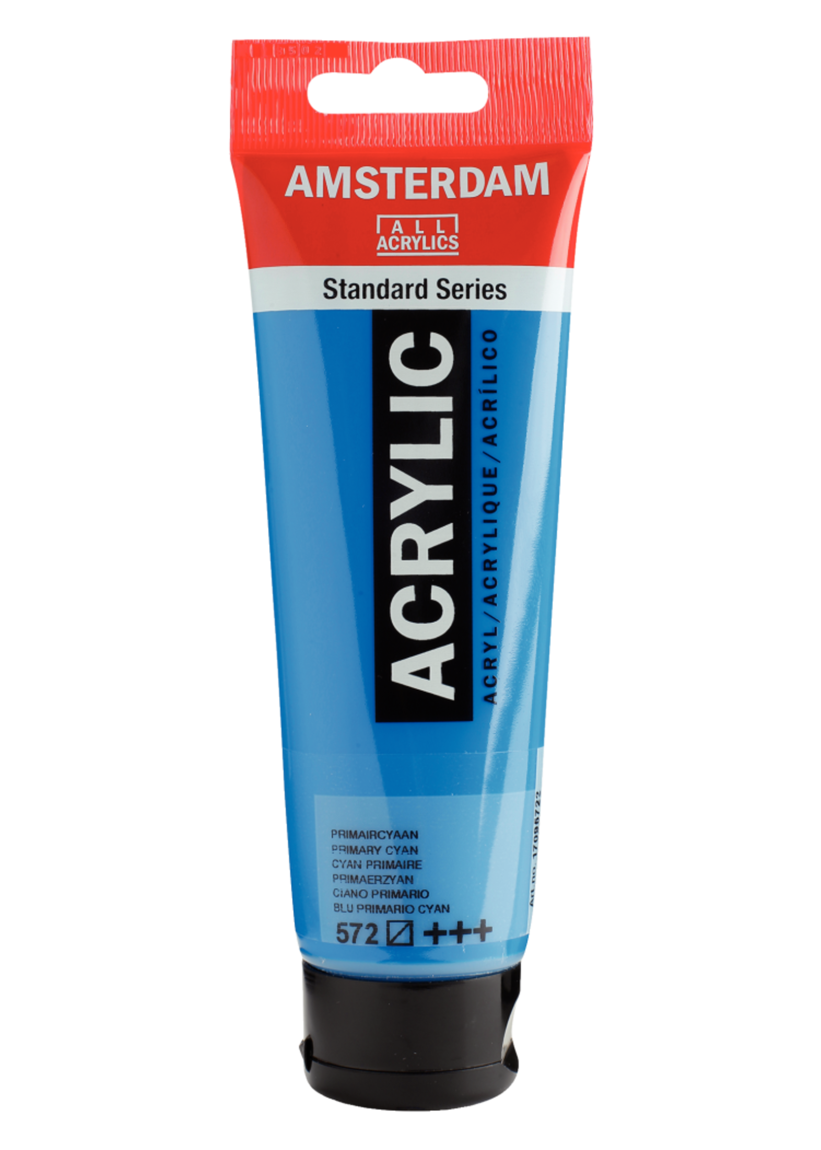Talens Amsterdam Amsterdam Standard Series Acrylverf Tube 120 ml Primaircyaan 572