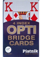 Piatnik Opti Bridge Speelkaarten 4 Index