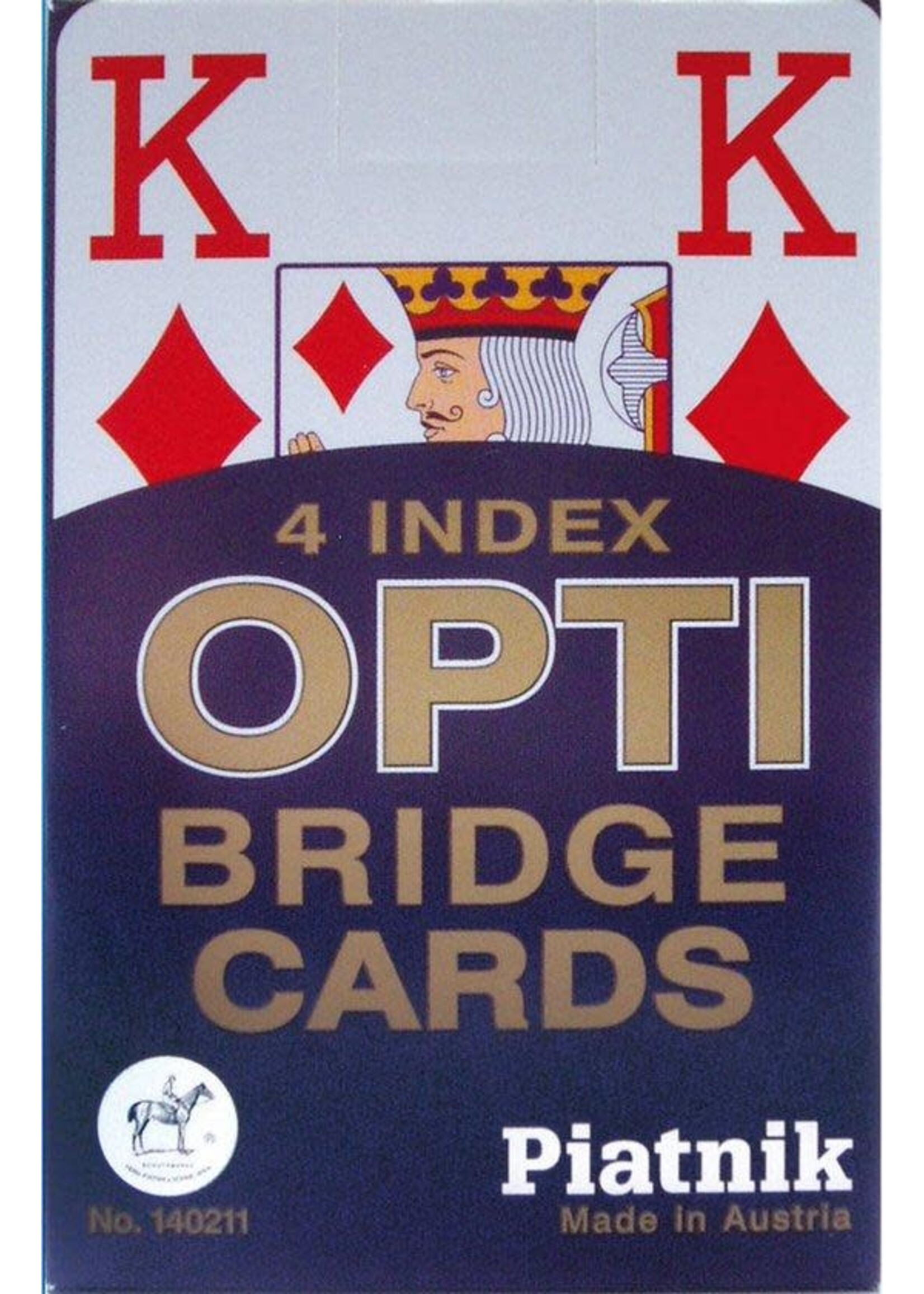 Piatnik Opti Bridge Speelkaarten 4 Index