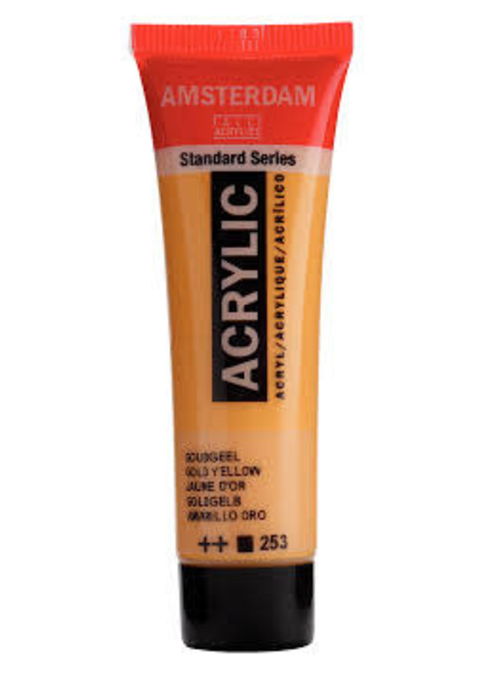 Talens Amsterdam Amsterdam Standard Series Acrylverf Tube 20 ml Goudgeel 253