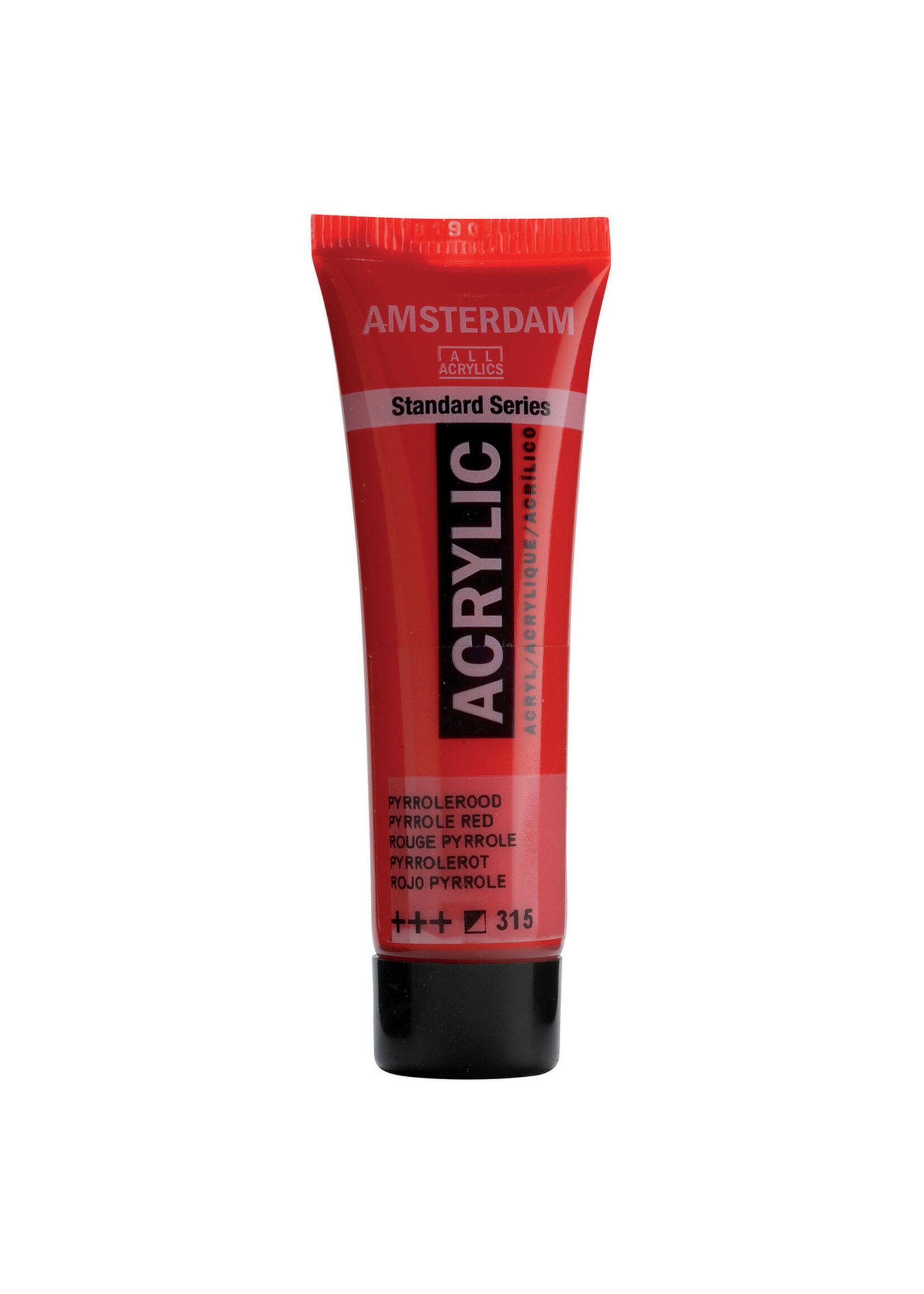 Talens Amsterdam Amsterdam Standard Series Acrylverf Tube 20 ml Pyrrolerood 315