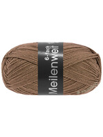 Lana Grossa Lana Grossa Meilenweit 150gr 6 draads 9673 Lichtbruin