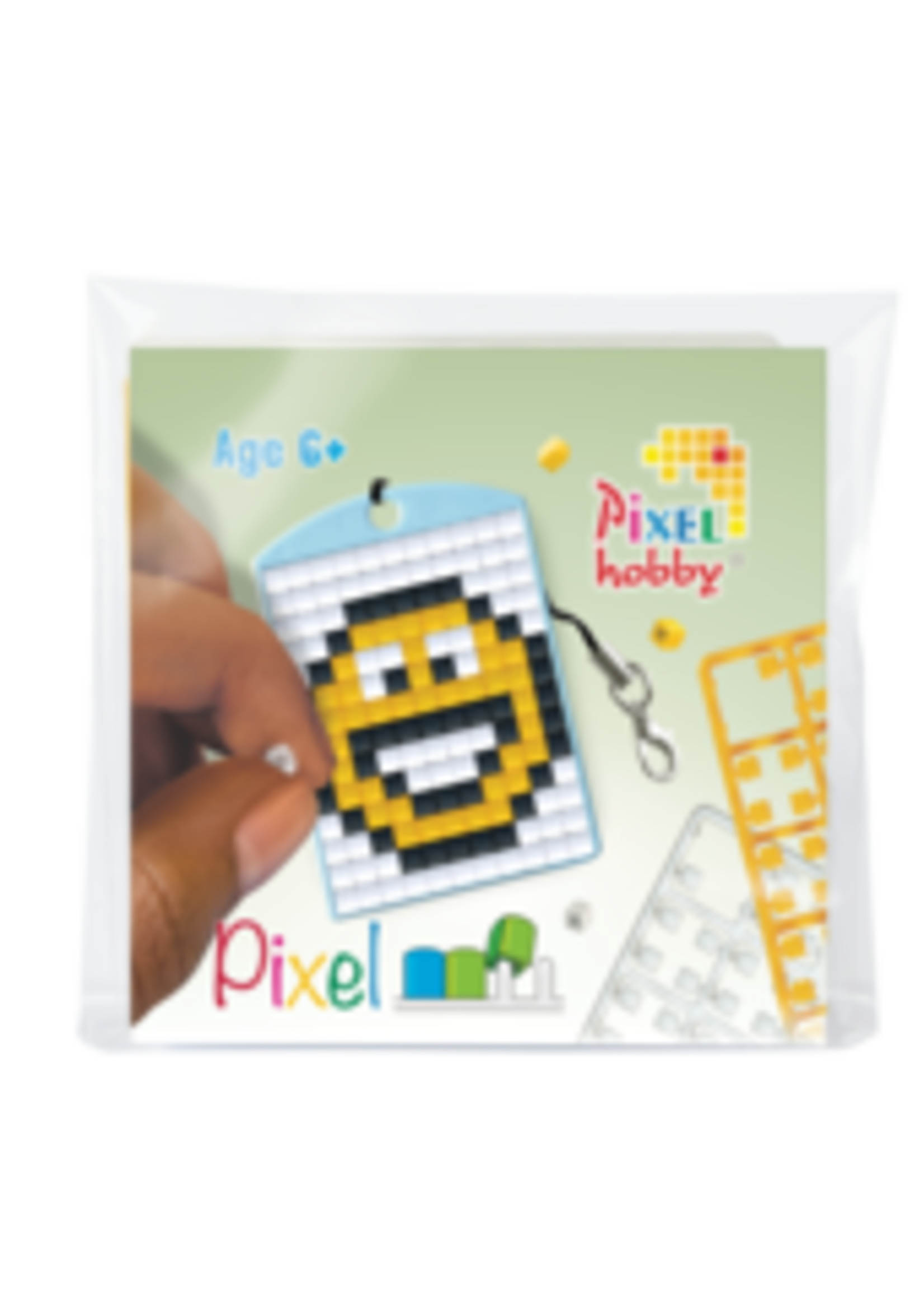 Pixel Pixelhobby - sleutelhanger - Smiley