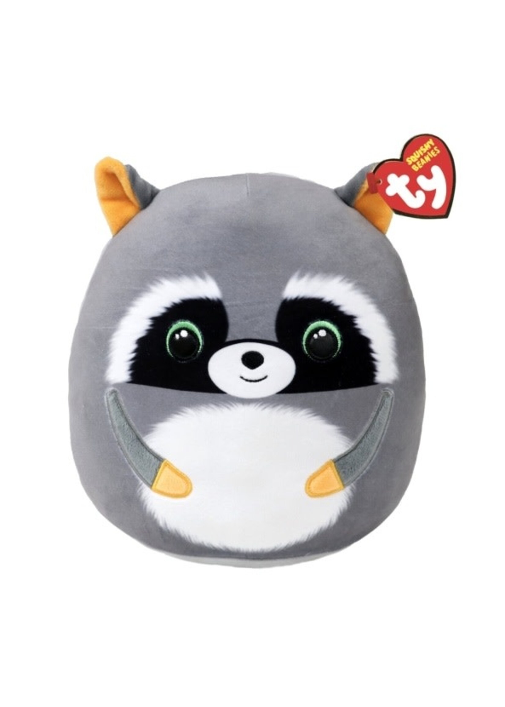 Ty Ty Squish a Boo Sneaky Grey Raccoon 20cm