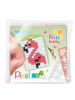 Pixel Pixel hobby Sleutelhanger - Flamingo