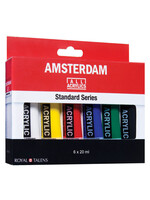 Talens Amsterdam Amsterdam Standard Series acrylverf algemene selectie set | 6 × 20 ml 