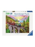 Ravensburger Ravensburger Puzzel trein met Landschap 1500 stukjes