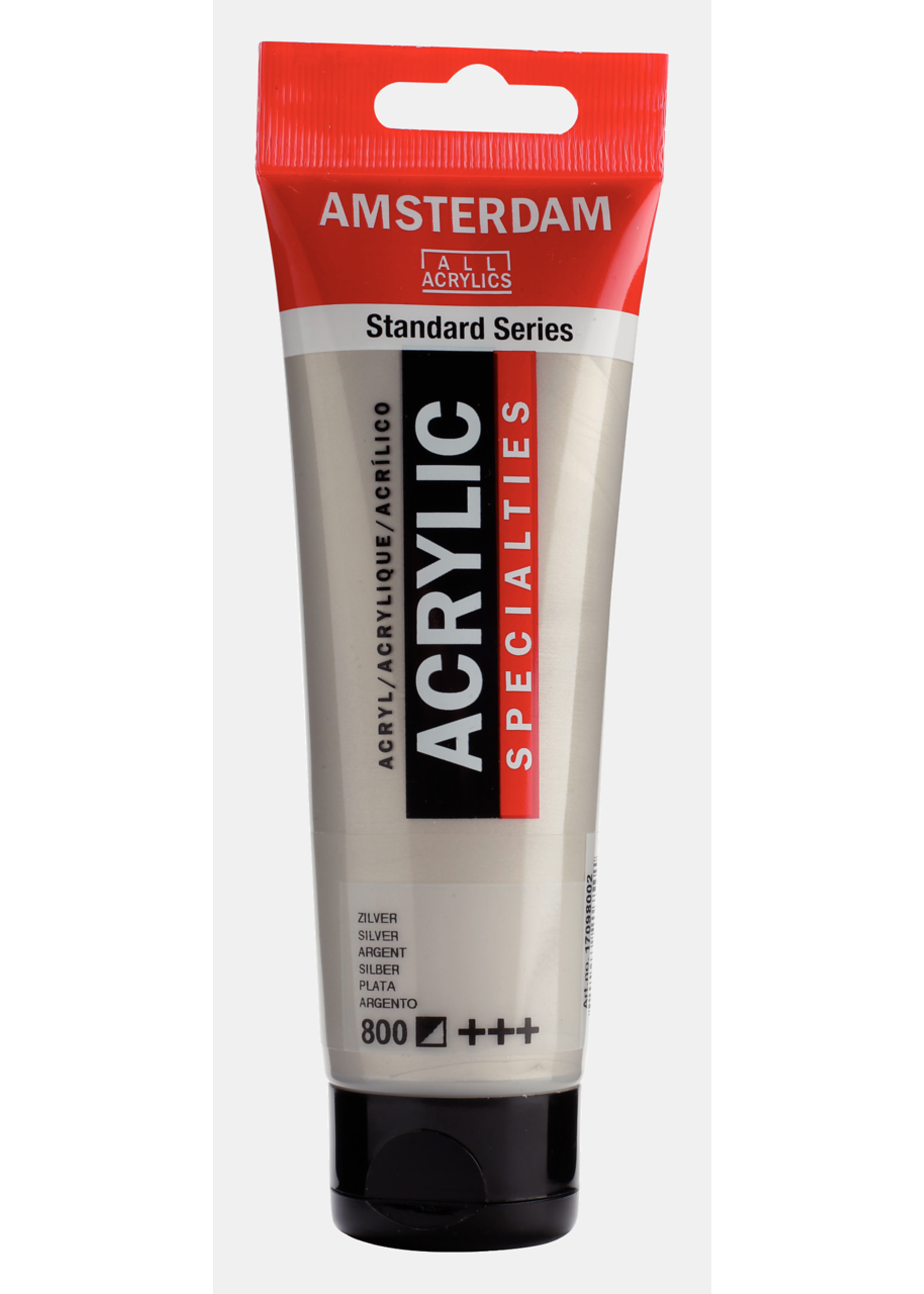 Talens Amsterdam Amsterdam Standard Series Acrylverf Tube 120 ml Zilver 800