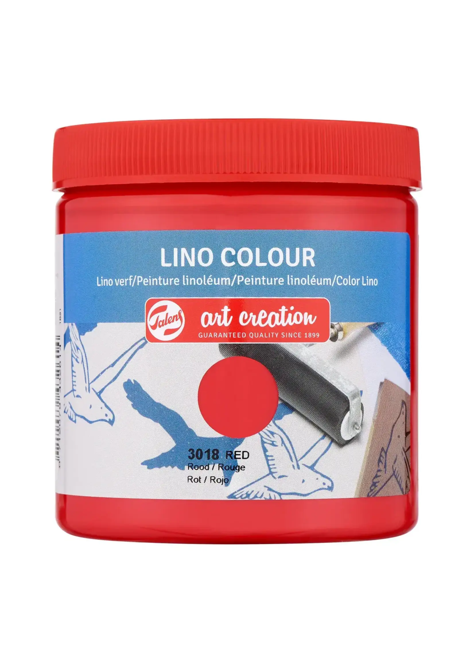 Talens Talens Art Creation Lino verf Pot 250 ml Rood 3018