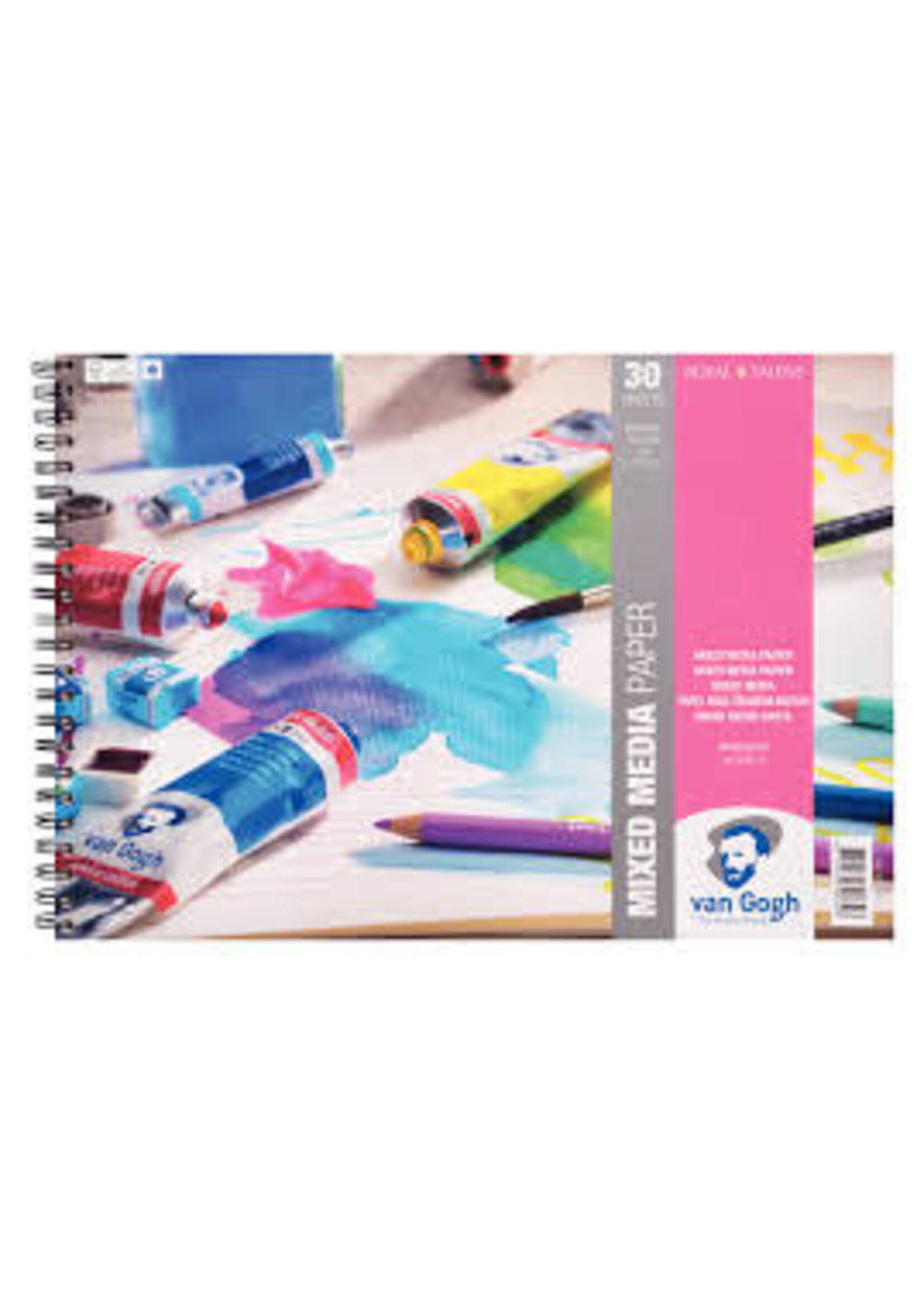 VAN GOGH Van Gogh Spiraalgebonden blok met Mix Media-papier 30 vellen 300 g formaat 42 x 29,7 cm (A3)