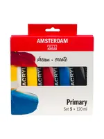 Talens Amsterdam Amsterdam Standard Series acrylverf primaire set | 5 x 120 ml
