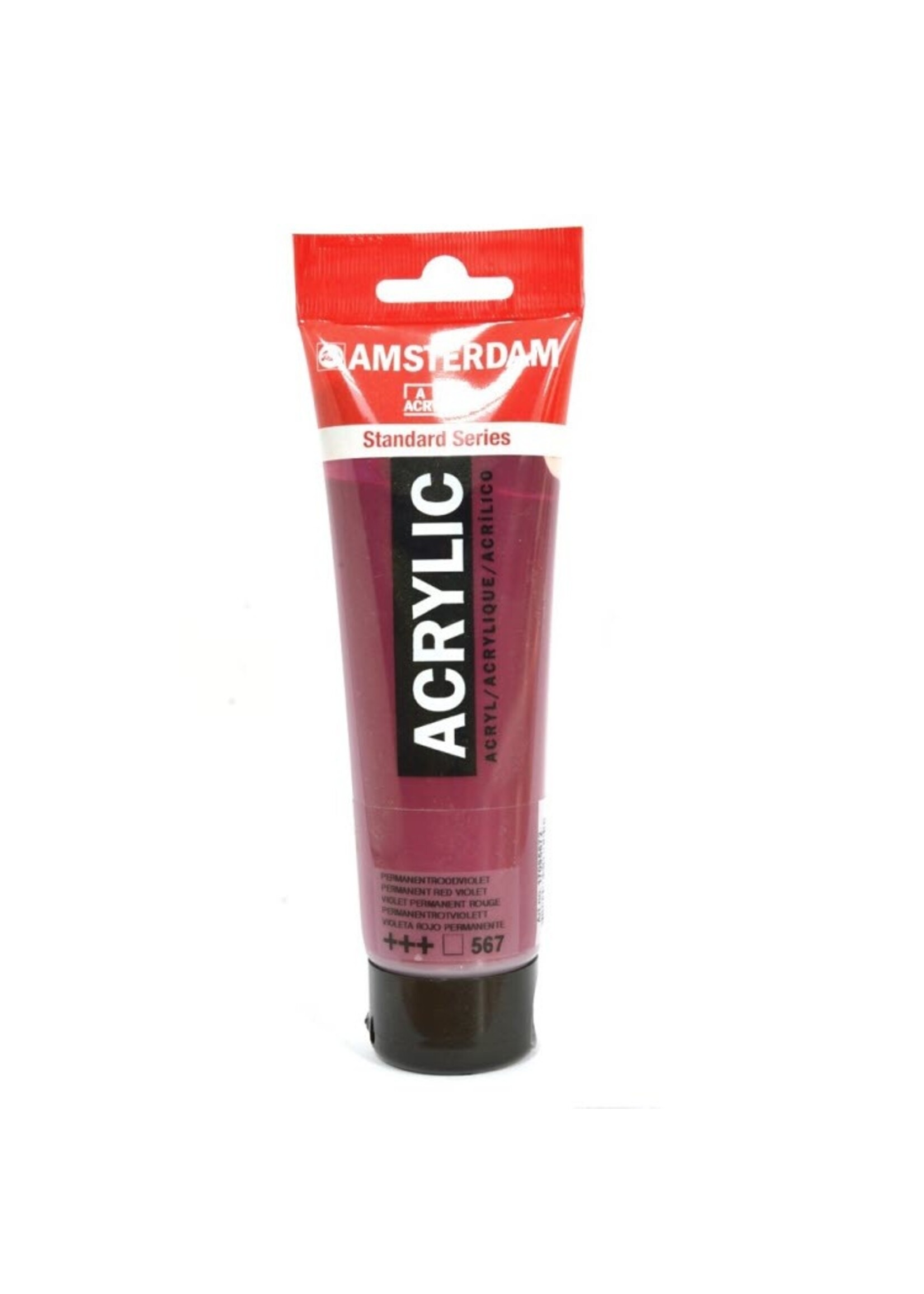 Talens Amsterdam Amsterdam Standard Series Acrylverf Tube 120 ml Permanentroodviolet 567