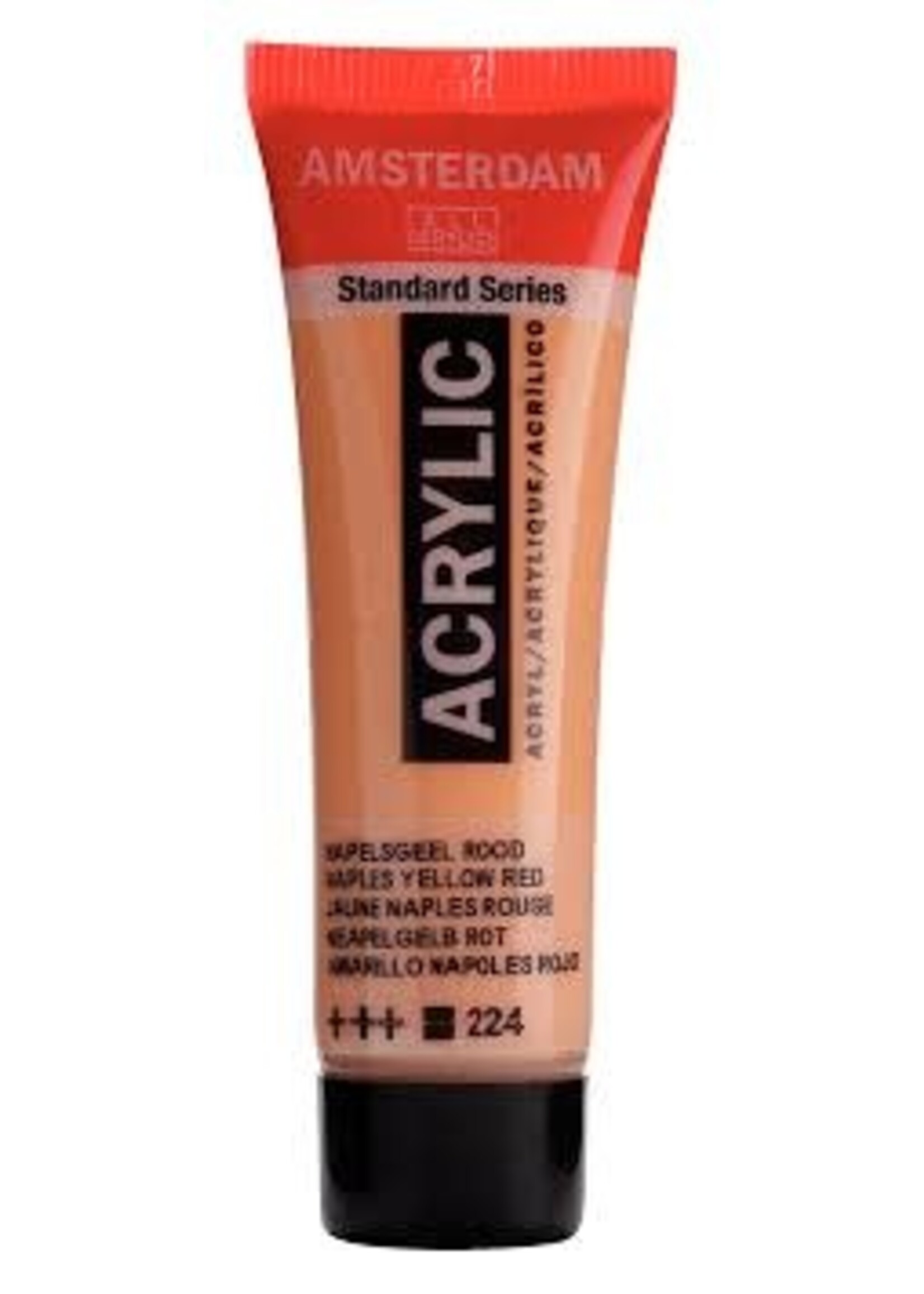 Talens Amsterdam Amsterdam Standard Series Acrylverf Tube 20 ml Napelsgeel Rood 224