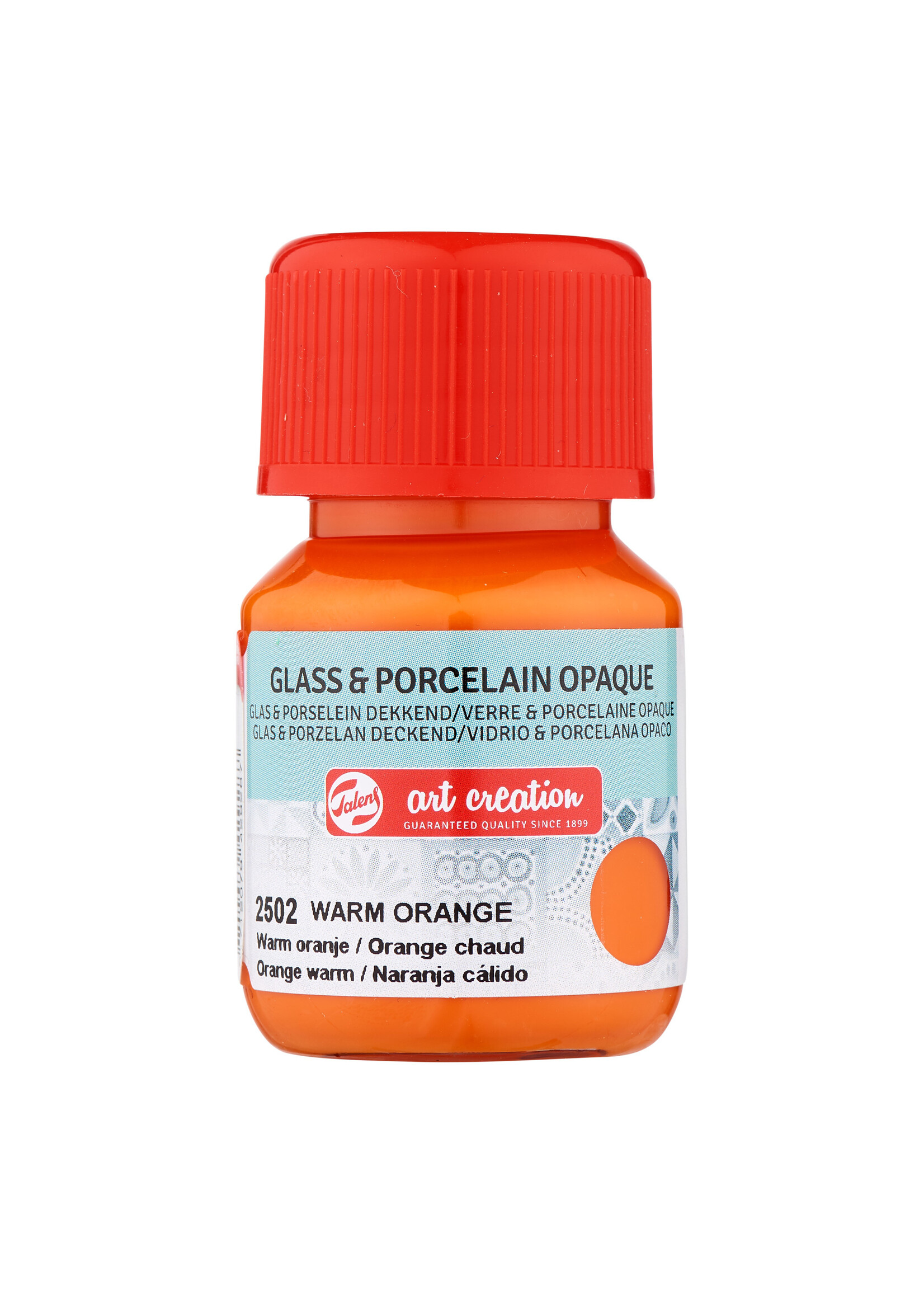 Talens Talens Art Creation Glass & Porcelain Dekkend Fles 30 ml Warm Oranje 2502