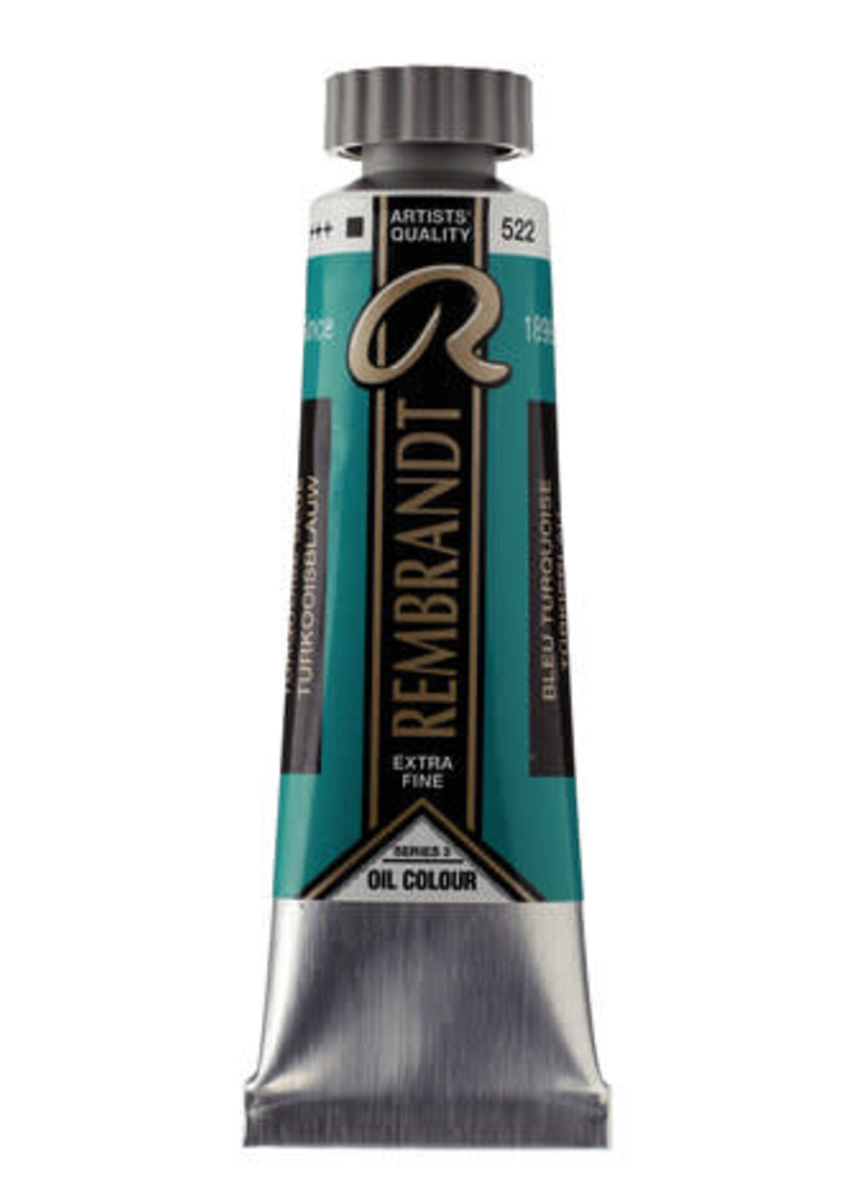 REMBRANDT Rembrandt Olieverf Tube 15 ml Turkooisblauw 522