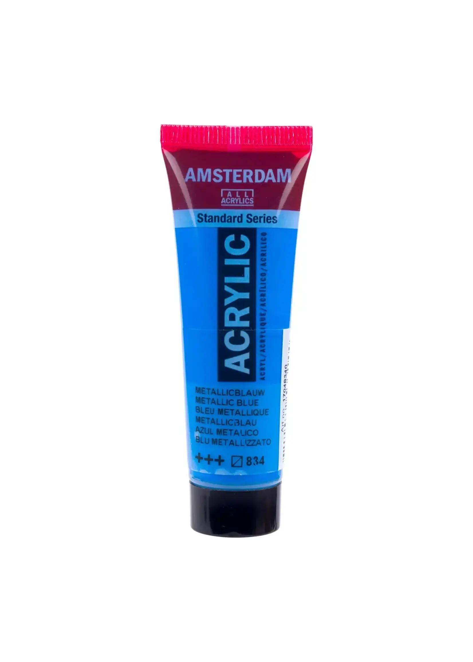 Talens Amsterdam Amsterdam Standard Series Acrylverf Tube 20 ml Metallicblauw 834