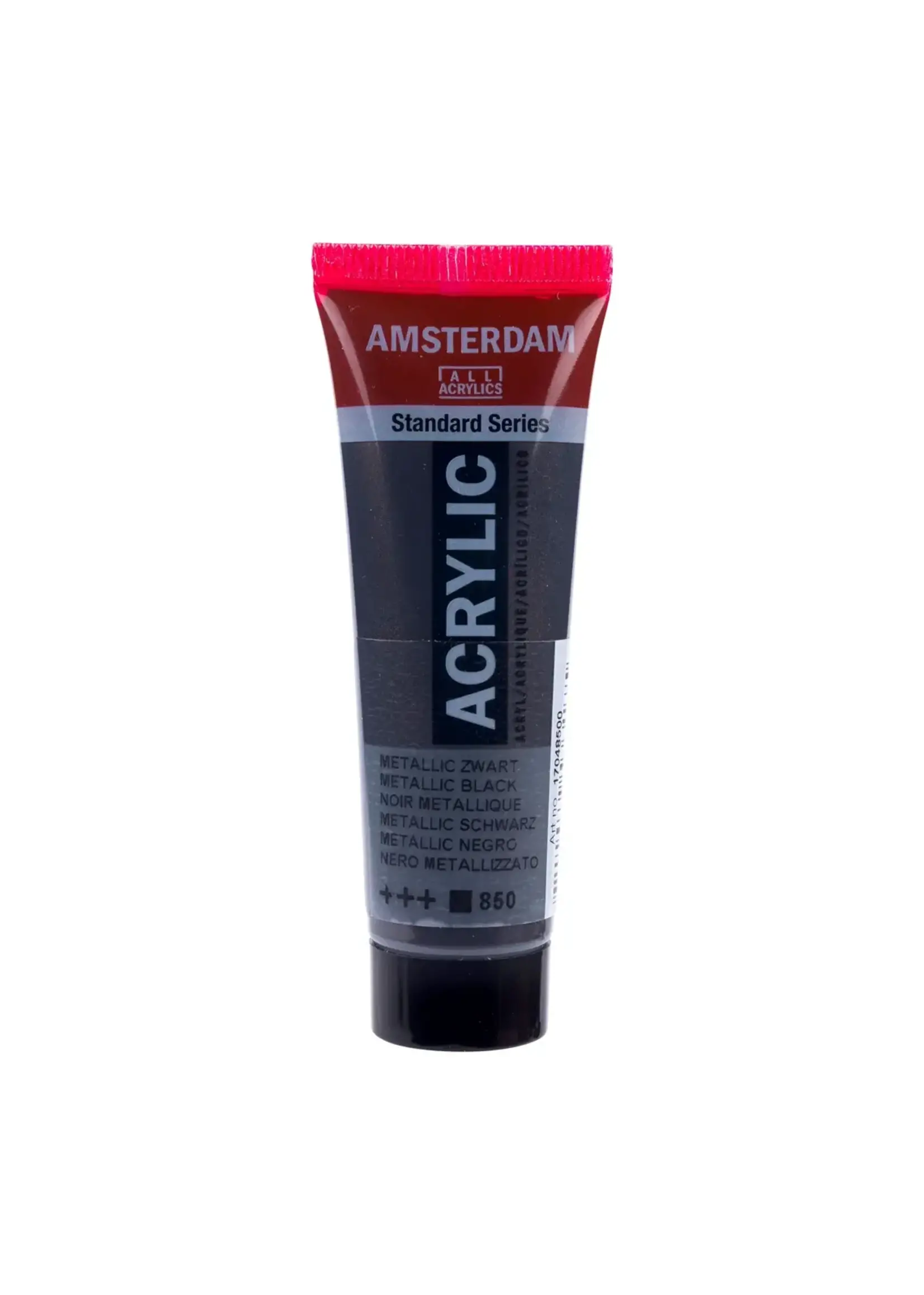 Talens Amsterdam Amsterdam Standard Series Acrylverf Tube 20 ml Metallic Zwart 850