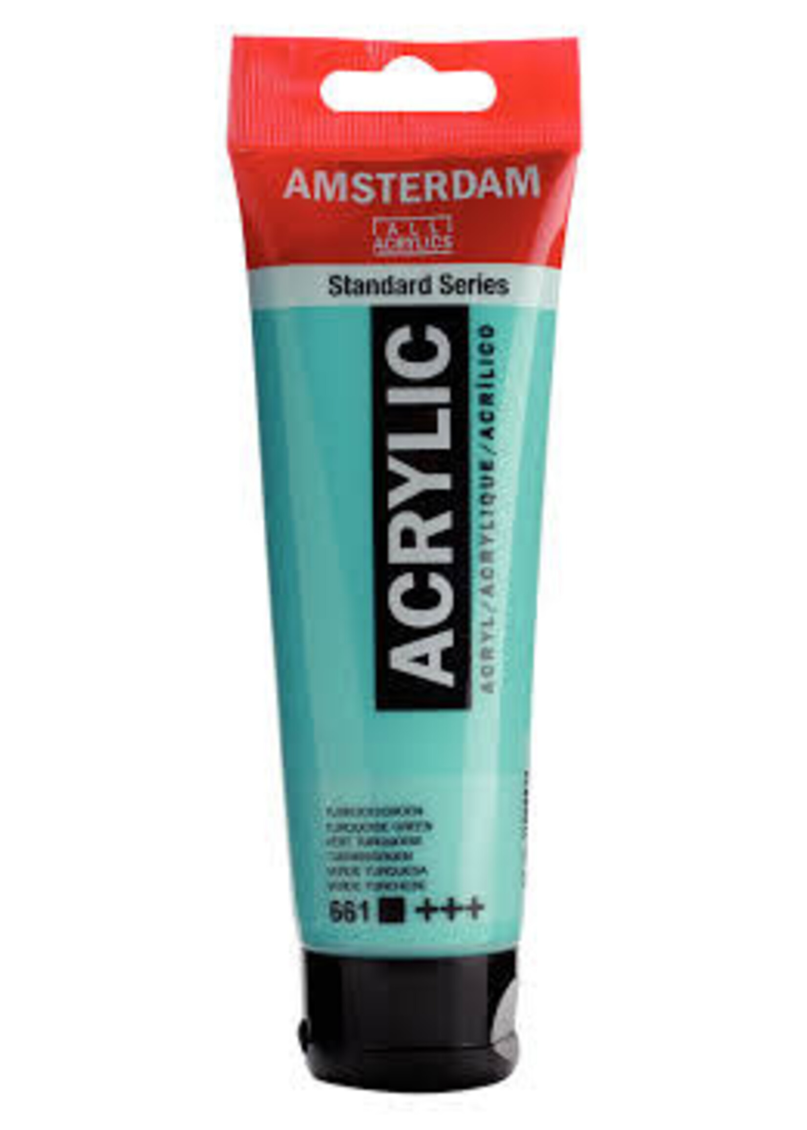 Talens Amsterdam Amsterdam Standard Series Acrylverf Tube 120 ml Turkooisgroen 661