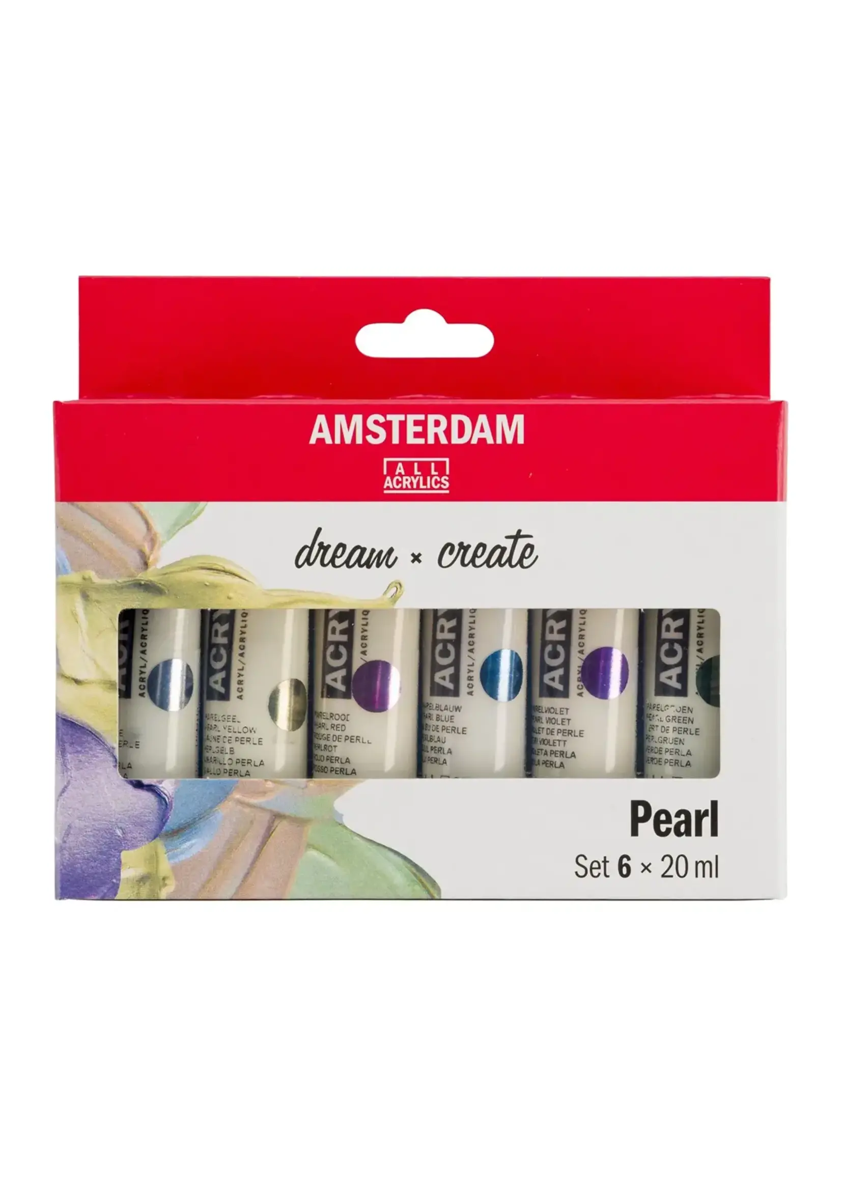 Talens Amsterdam Amsterdam Standard Series acrylverf parelmoer set | 6 × 20 ml 