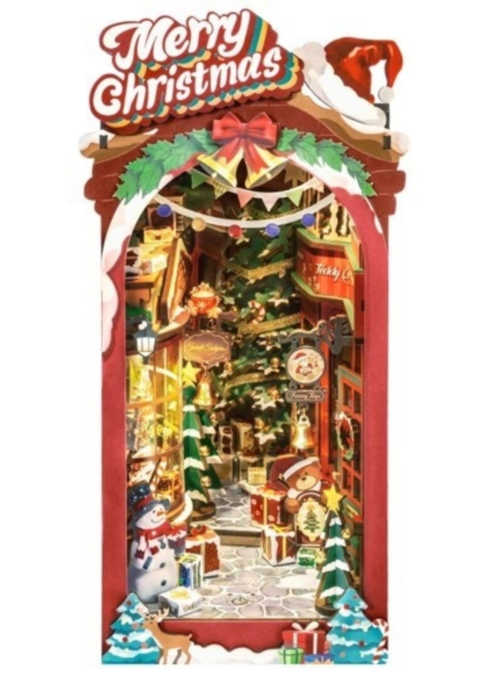 Rolife Rolife DIY Book Nook Christmas Street