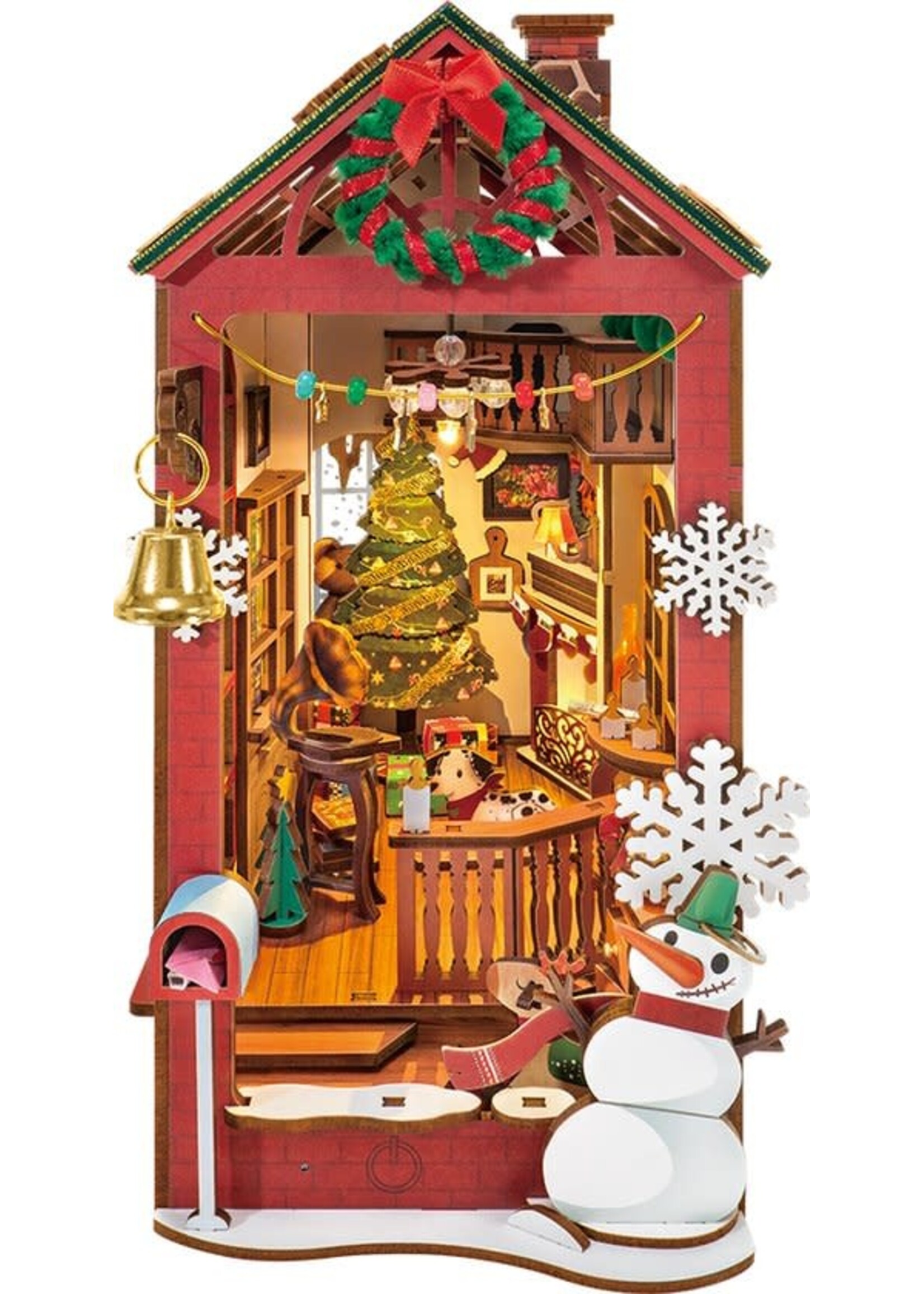Rolife Rolife DIY Book Nook Christmas Indoor Scene