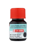 Talens Talens Art Creation Glass & Porcelain Dekkend Fles 30 ml Elegant Zwart 7001