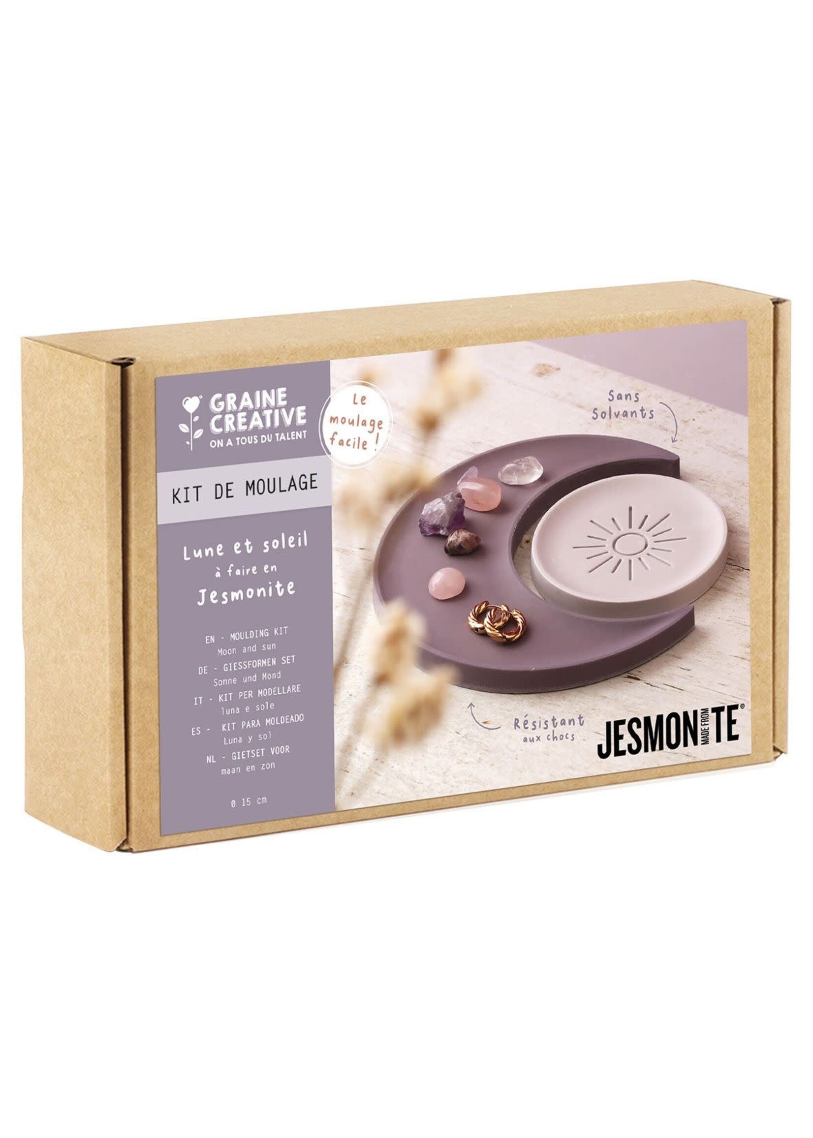 Graine Creative GC Jesmonite DIY Kit Bakje Maan en Zon