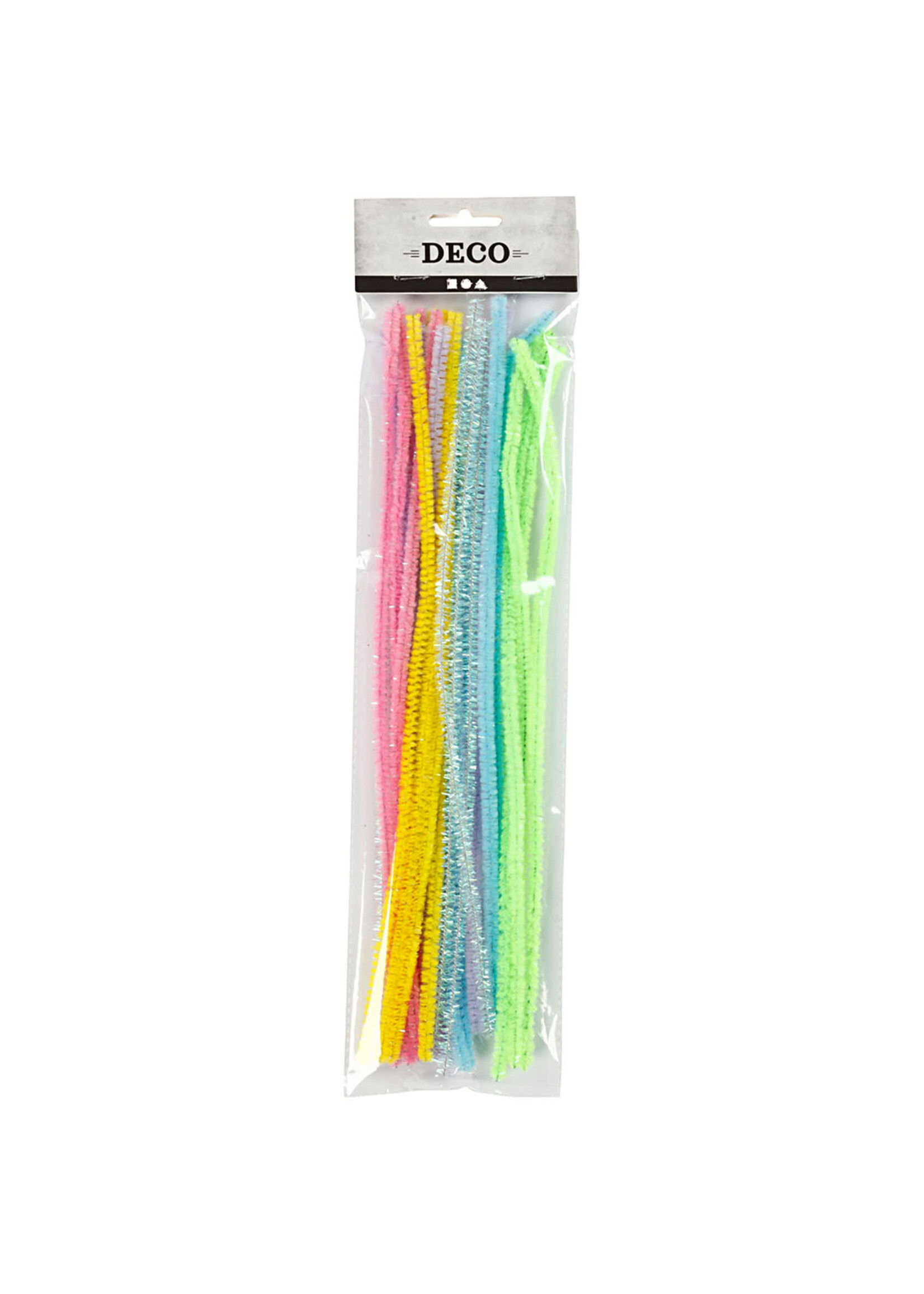 CChobby CC Chenilledraad 30 cm Pastel Kleuren 24 Stuks