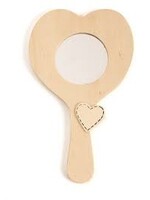 Graine Creative GC Houten Handspiegel Hart 10,5x18 cm
