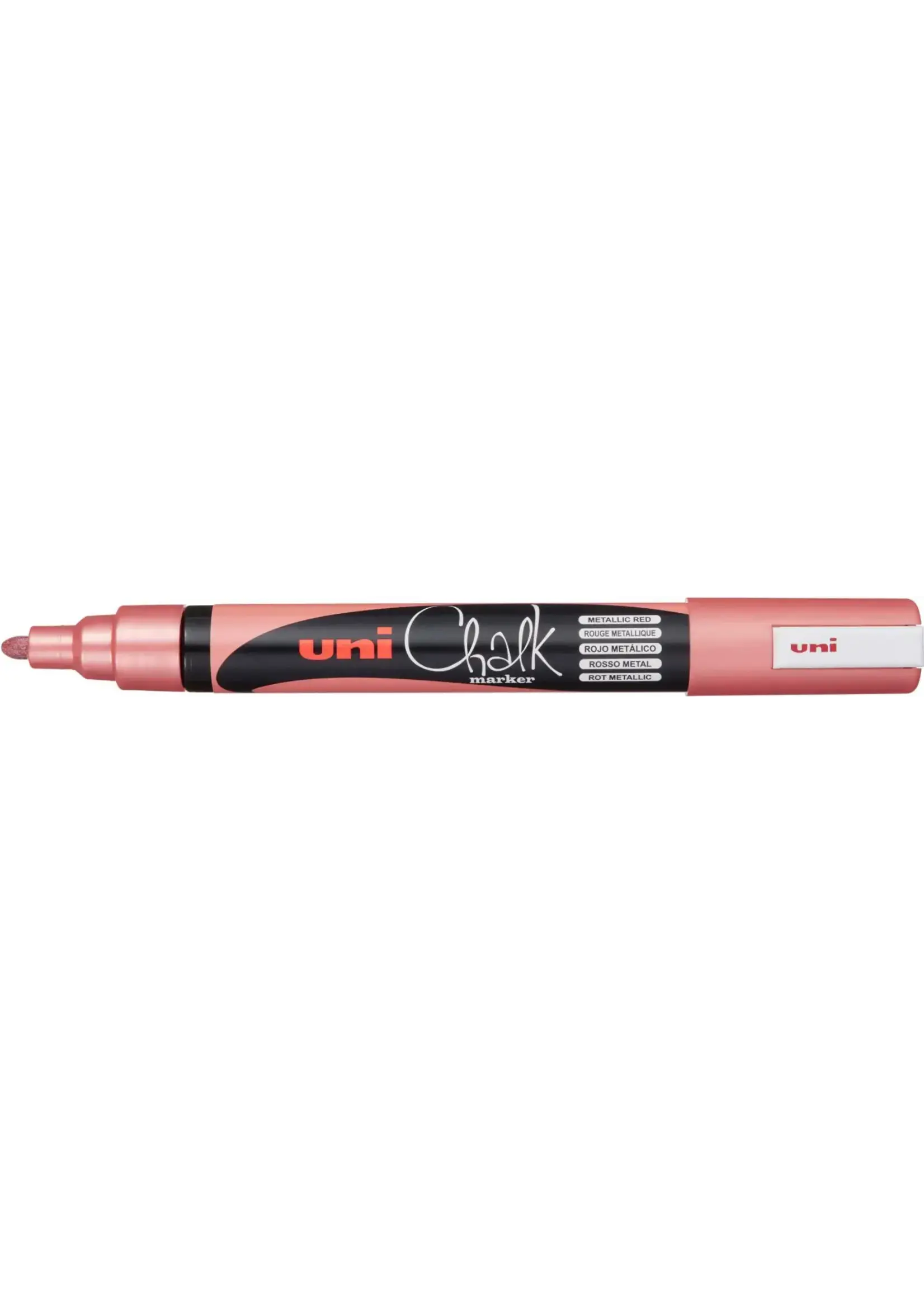 Posca Uni Chalk Marker 5M Metallic Rood
