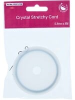 Hobbygroep Crystal Stretch koord - zwart ( 0.8 mm, 8 meter)