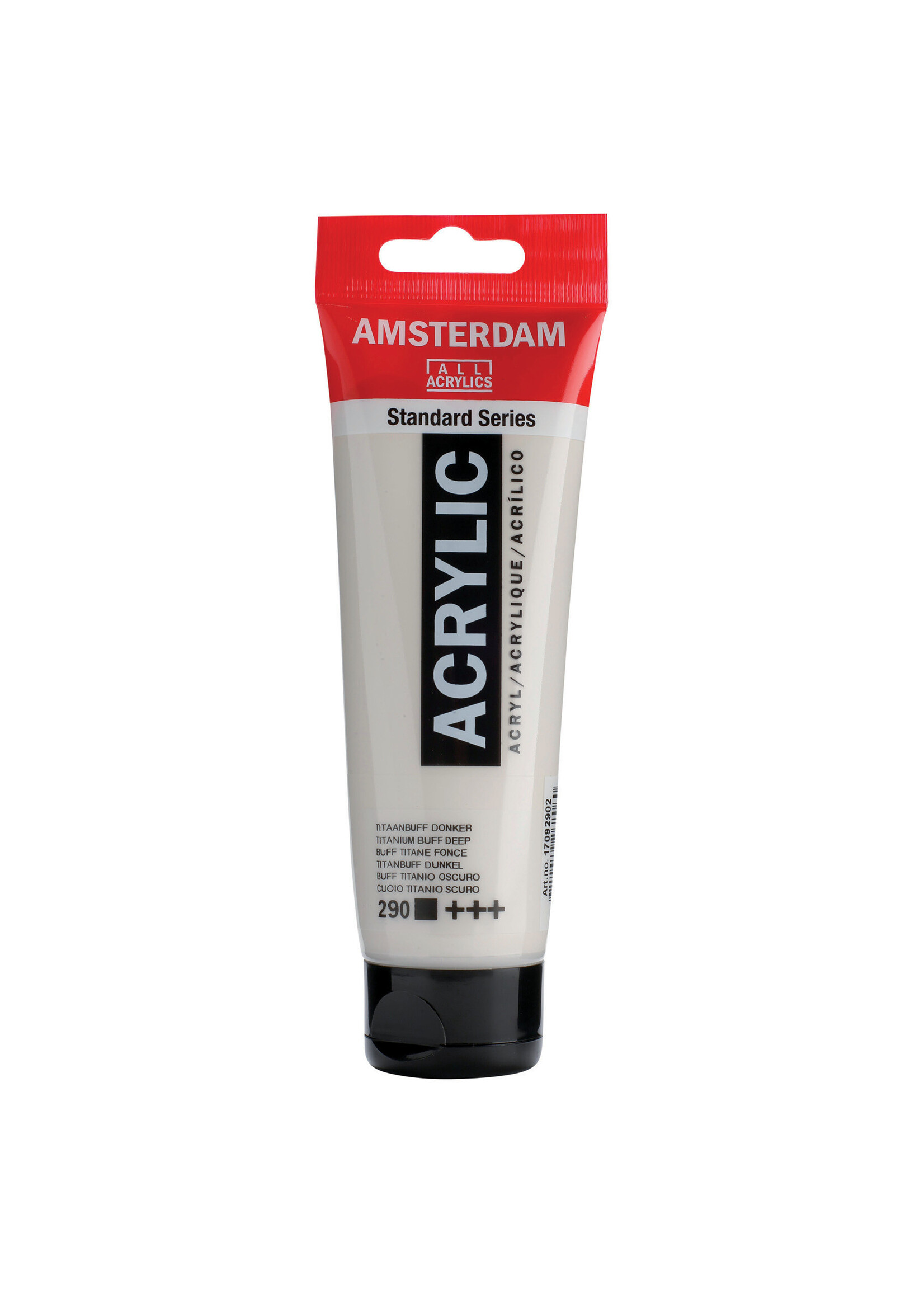Talens Amsterdam Amsterdam Standard Series Acrylverf Tube 120 ml Titaanbuff Donker 290