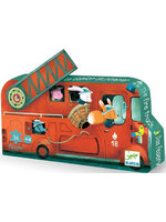 Djeco Djeco 7269 Silhouet puzzel - De brandweerauto (16 stukjes)