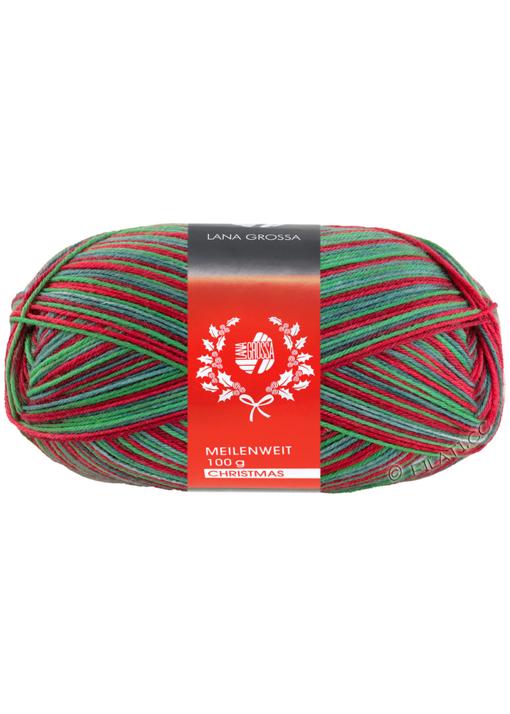 Lana Grossa Lana Grossa Meilenweit 100g Merino Christmas (6790)