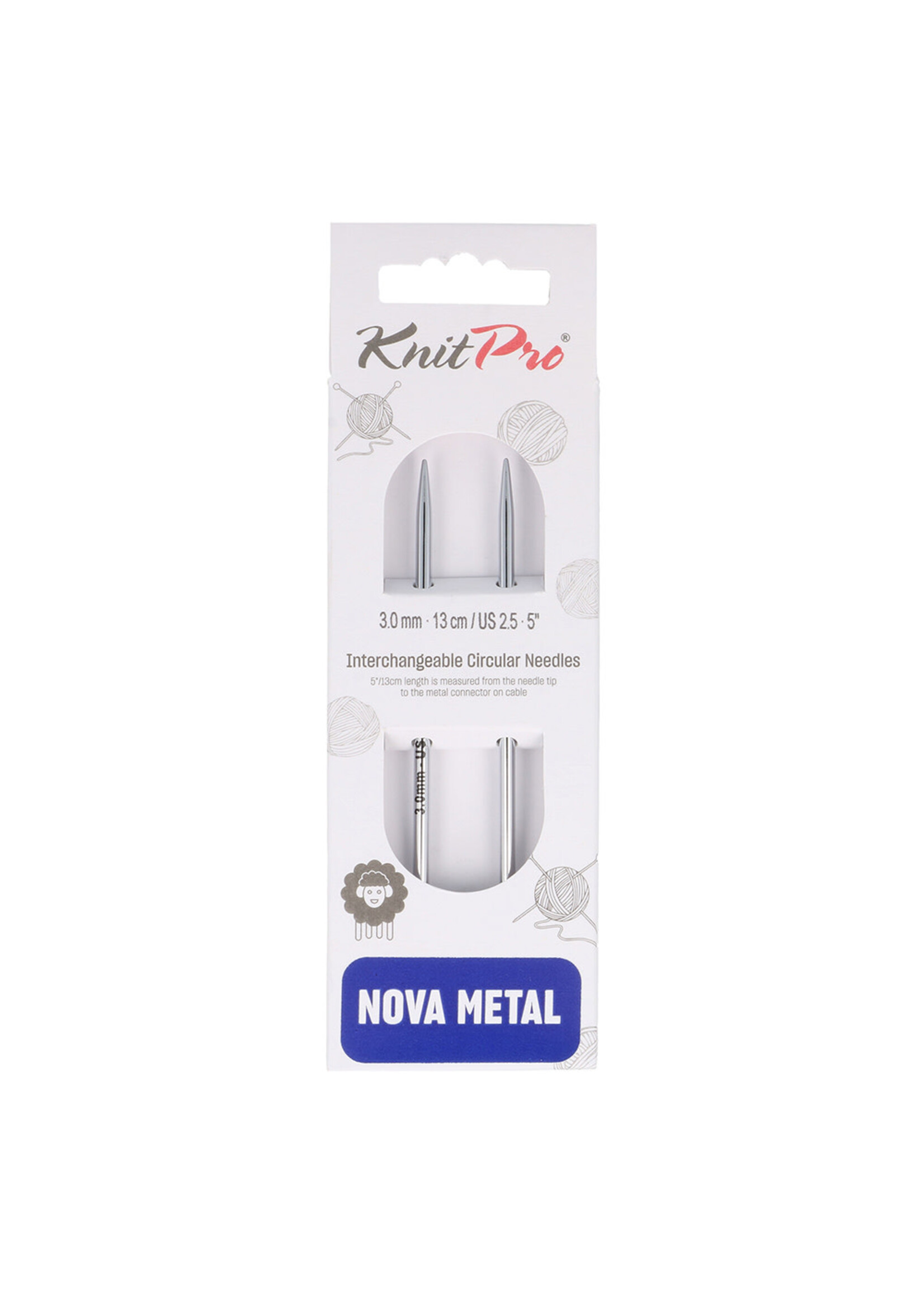 knitPro Nova KnitPro Nova verwisselbare breipunten 13cm 3.00mm