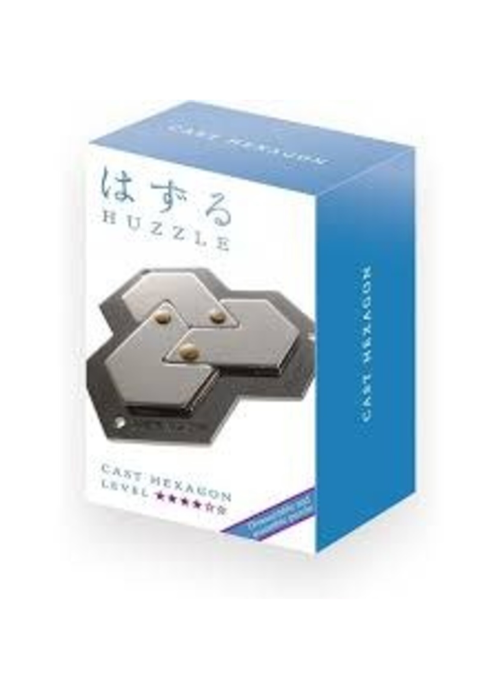 Huzzle Huzzle Cast Puzzle - Hexagon (level 4)