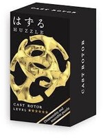 Huzzle Mini Huzzle Cast Puzzle - Rotor Gold (level 6)