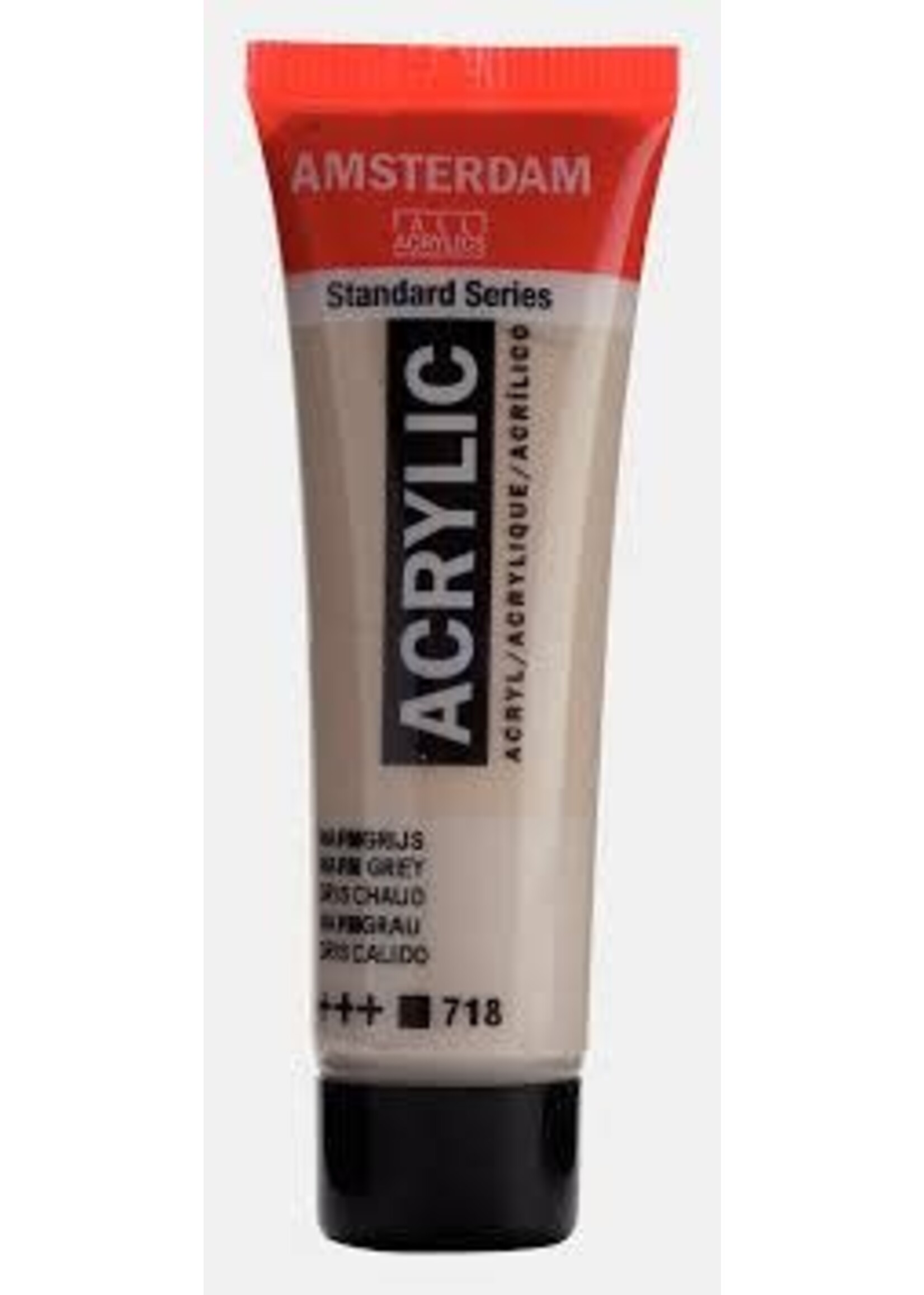 Talens Amsterdam Amsterdam Standard Series Acrylverf Tube 20 ml Warmgrijs 718
