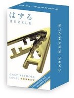 Huzzle Mini Huzzle Cast Puzzle - Keyhole Gold (level 4)