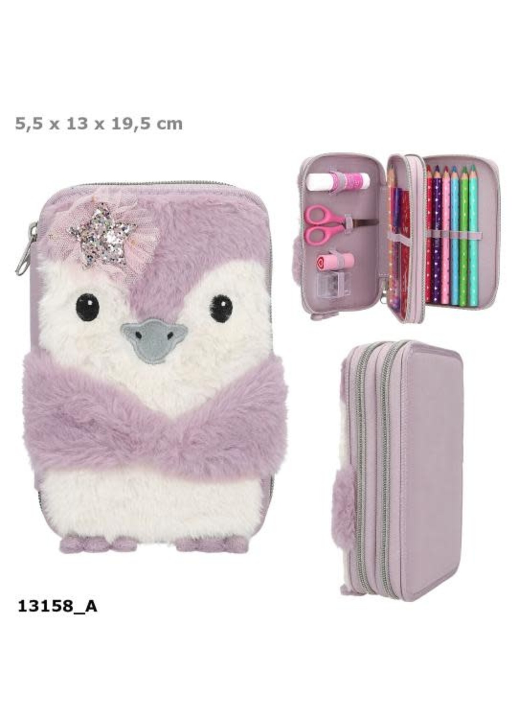 Princess Mimi Princess Mimi 2-vaks etui hert PENGUIN
