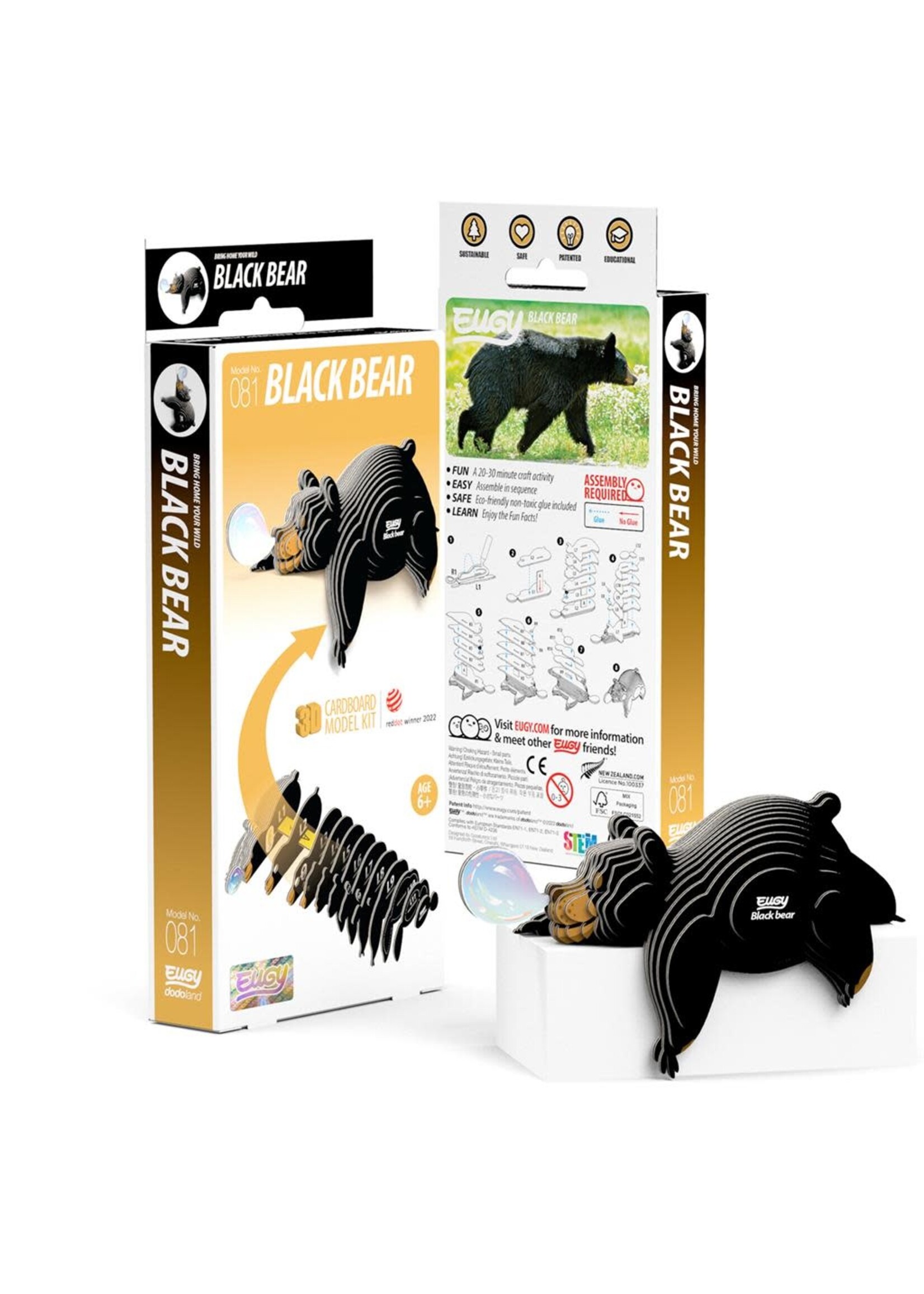 Eugy EUGY 3D - Black Bear