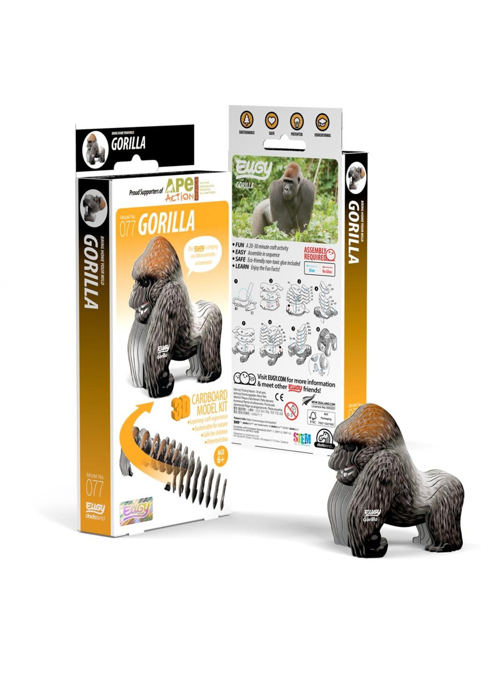 Eugy EUGY 3D - Gorilla