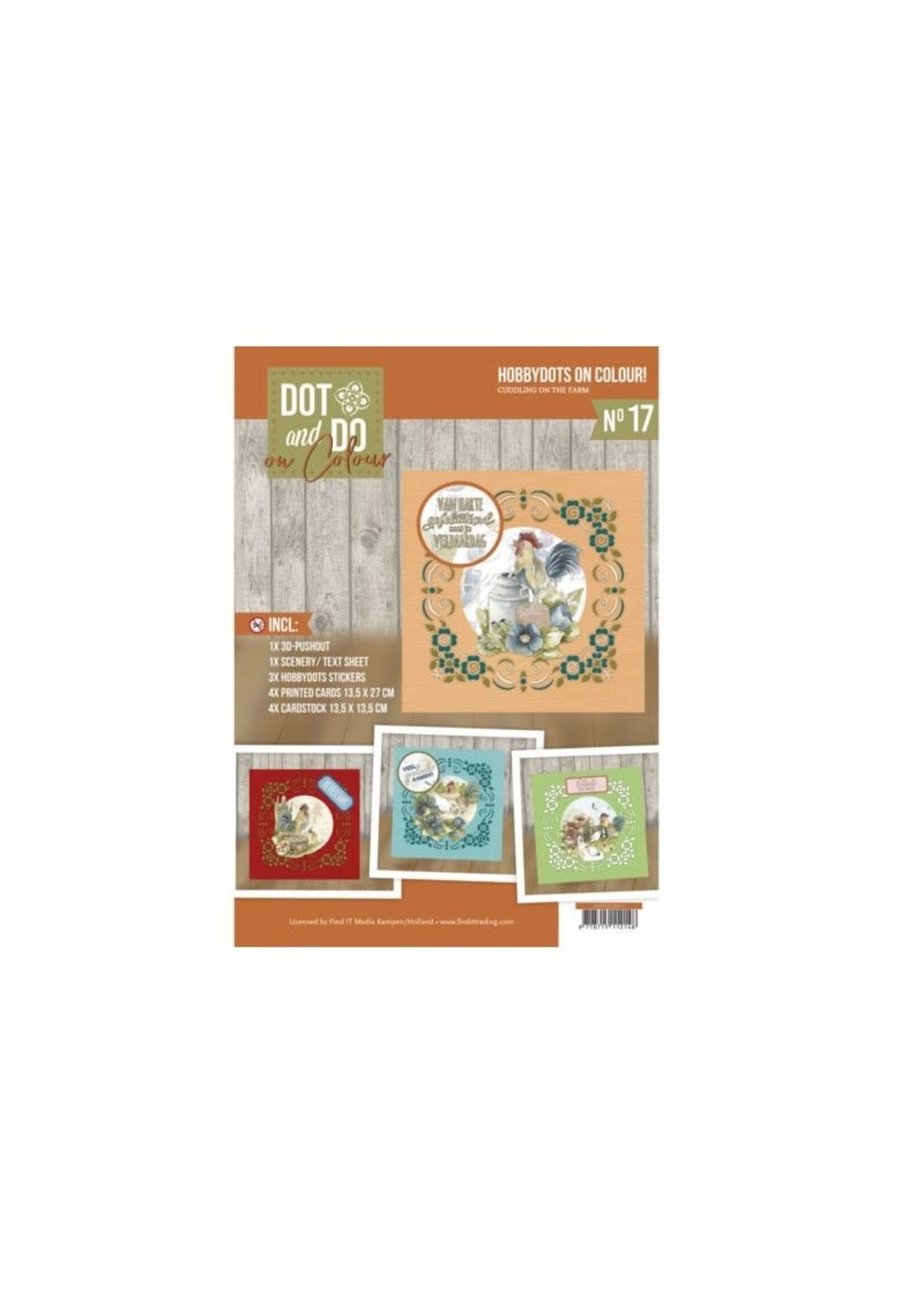 Hobbydots Dot and Do on Colour 17 - Cuddling on the farm