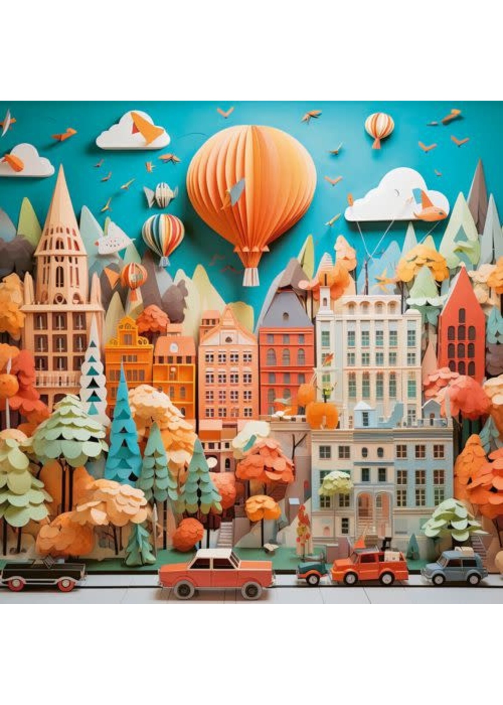 Heye Heye Puzzel Townscape 1000 stukjes vierkant