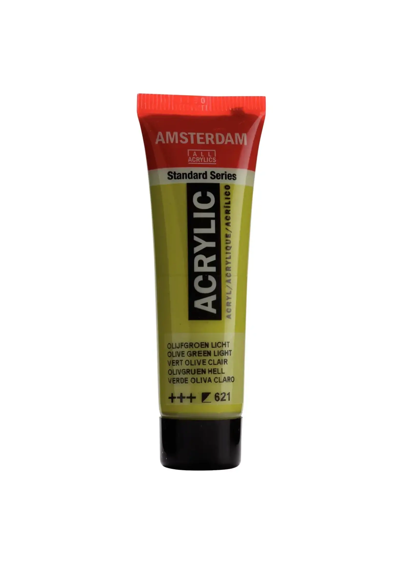Talens Amsterdam Amsterdam Standard Series Acrylverf Tube 20 ml Olijfgroen Licht 621