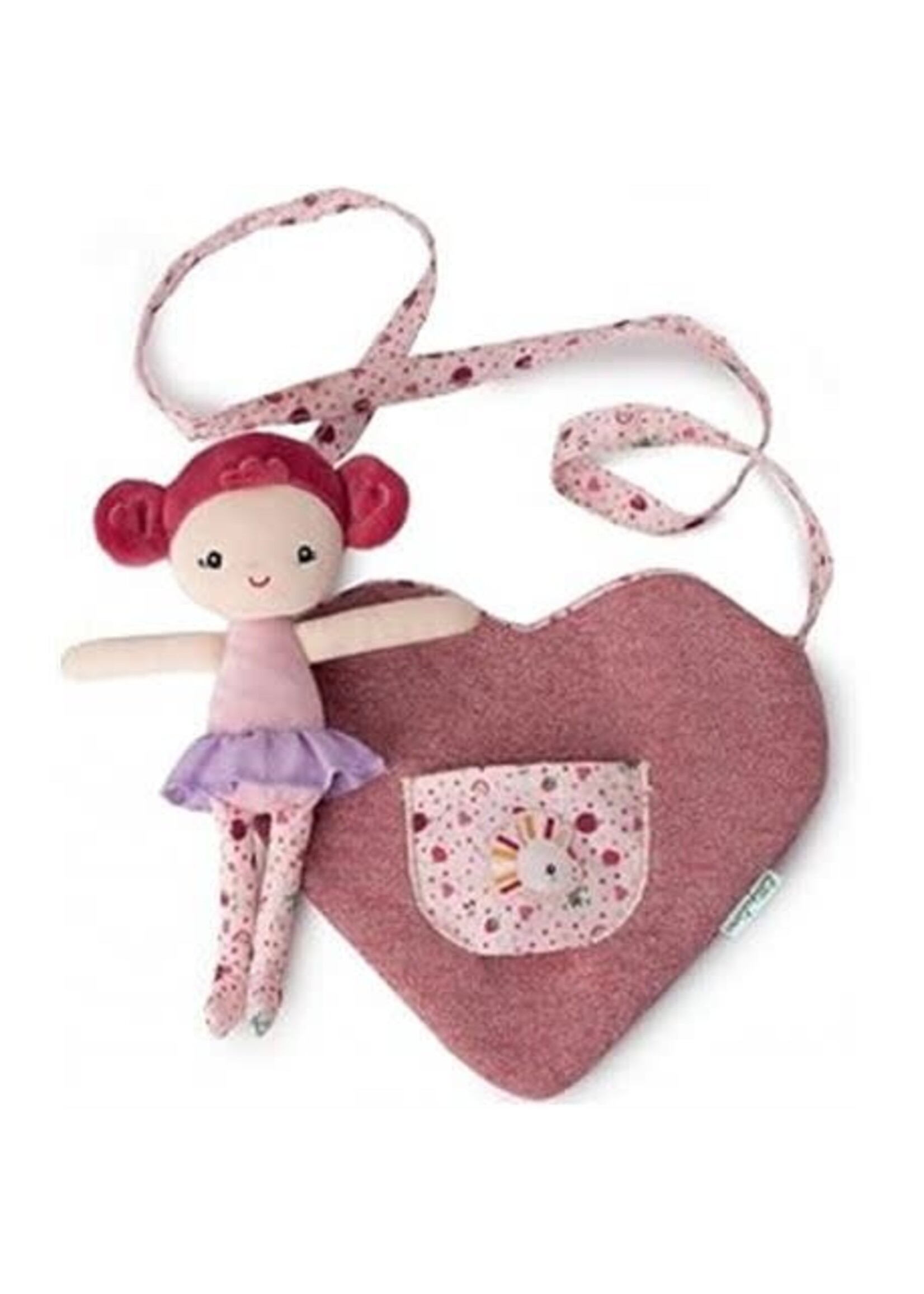 Lilliputiens Lilliputiens - Aline Pop met hartvormige tas