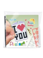 Pixel Pixel hobby Medaillion - I Love You