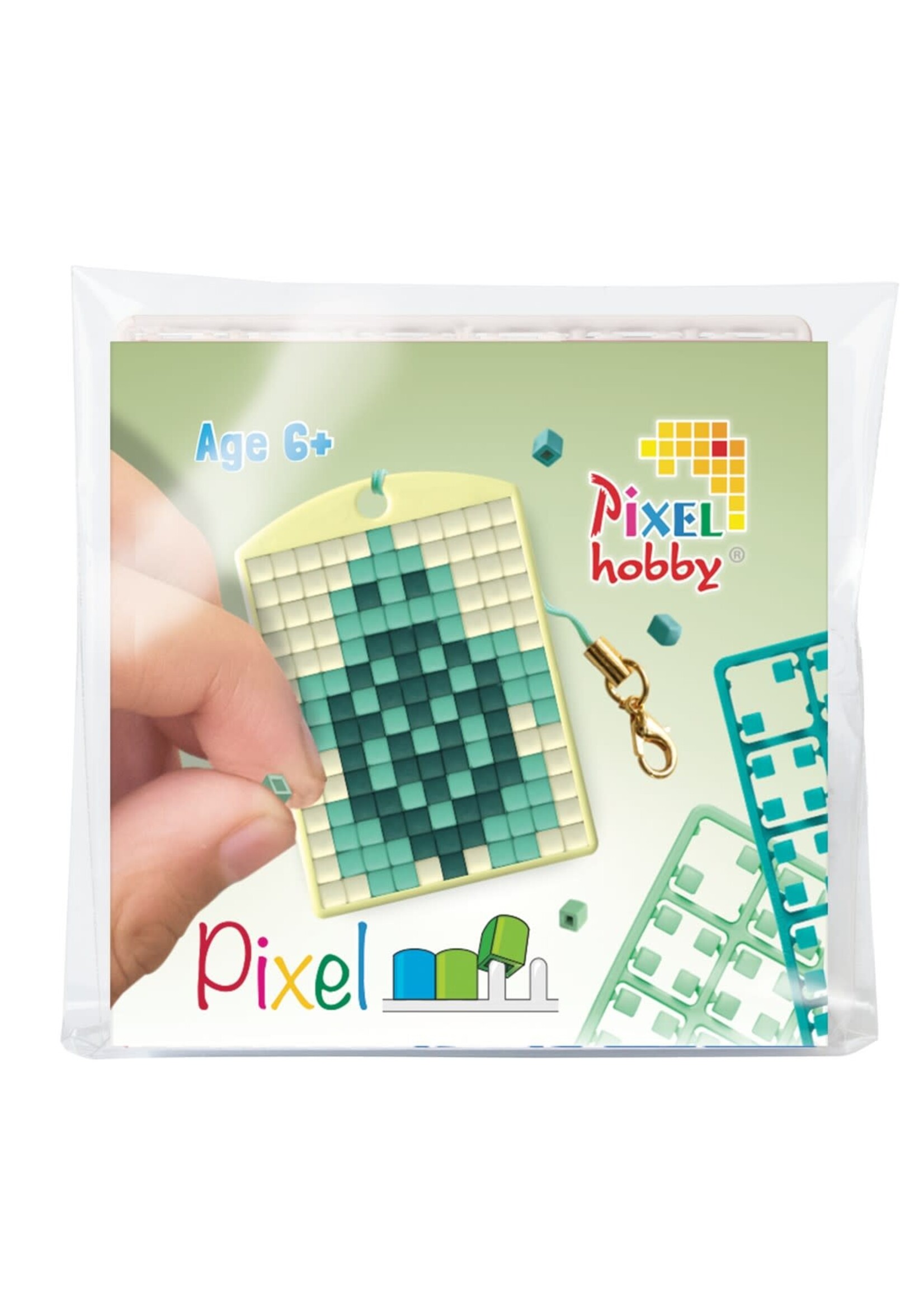 Pixel Pixel Medaillion - Schildpad