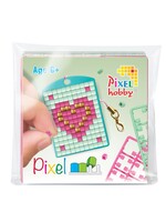 Pixel Pixel hobby Sleutelhanger Hartje