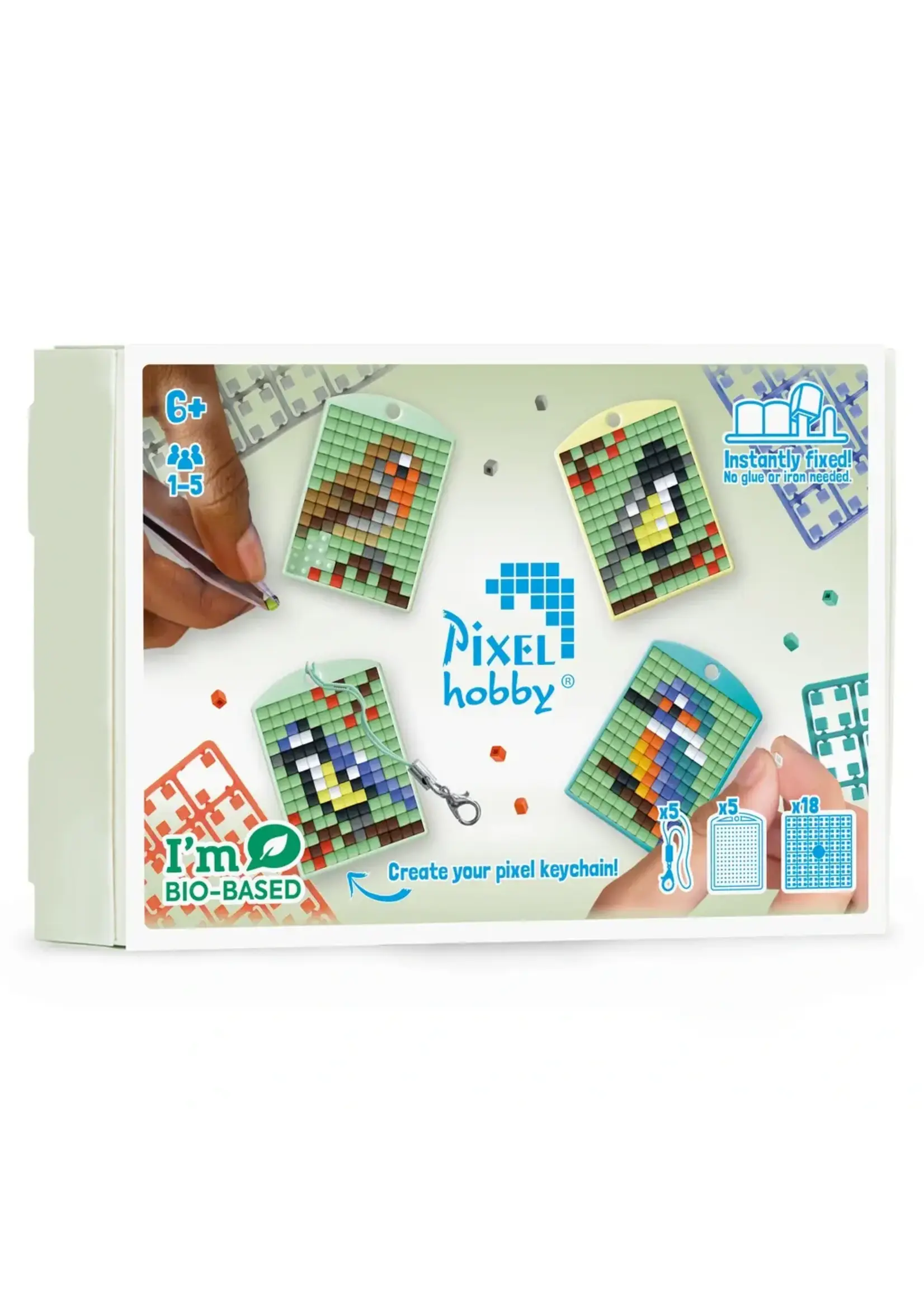 Pixel Pixel Medaillion Themabox - Vogels